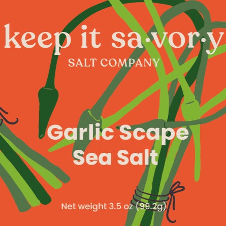 Garlic Scape Sea Salt *Available July 15*
