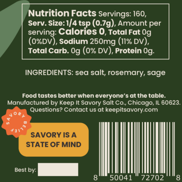 Rosemary Sage Sea Salt