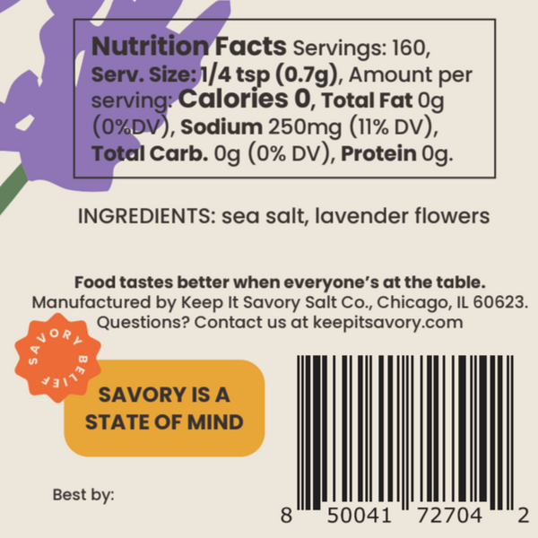 Lavender Sea Salt