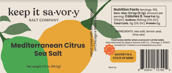 Mediterranean Citrus Sea Salt