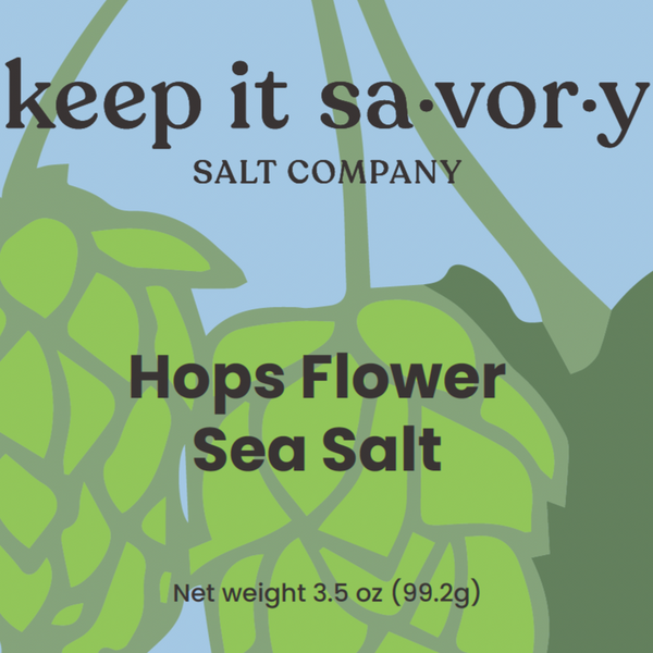 Hops Flower Sea Salt
