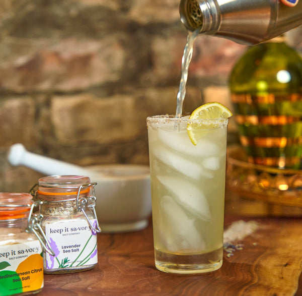 Lavender Sage Gin Fizz