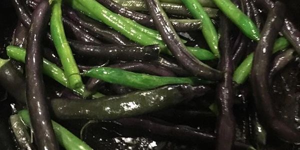 BLISTERED GREEN BEANS W/MEDITERRANEAN CITRUS or SHIITAKE CREMINI SALT