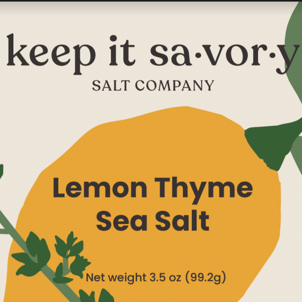 Lemon Thyme Sea Salt 3.5oz Refill
