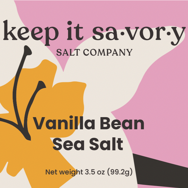 Vanilla Bean Sea Salt  *Award Winning*