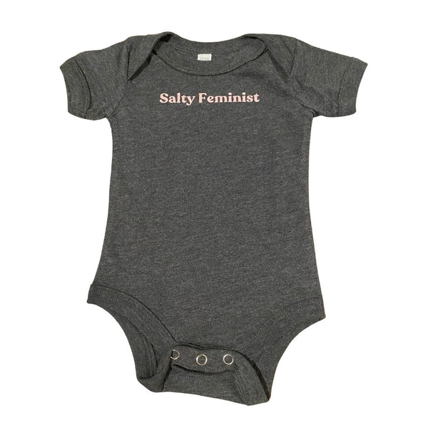 T-Shirt: Baby Onesie: Salty Feminist